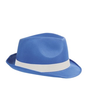 CAPPELLO IN POLIESTERE CON FASCIA ELASTICA 2,5 CM APPLICABILE E PERSONALIZZABILE