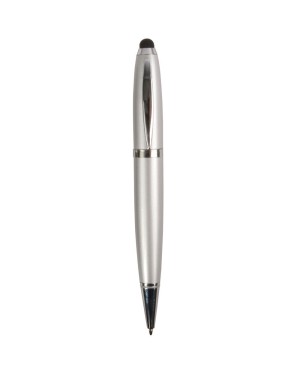 PENNA A SFERA IN PLASTICA INCHIOSTRO NERO CON CHIAVETTA USB 4 GB E TOUCH SCREEN