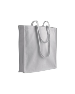 SHOPPER IN COTONE 180 G/M2, MANICI LUNGHI E SOFFIETTO