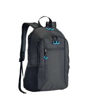 ZAINO PORTA COMPUTER IN DOBBY NYLON CON TRE TASCHE