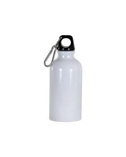 BORRACCIA IN ALLUMINIO CON MOSCHETTONE, 400ML