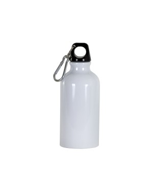 BORRACCIA IN ALLUMINIO CON MOSCHETTONE, 400ML