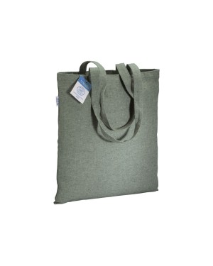 SHOPPER CARBON NEUTRAL IN COTONE RICICLATO  280 G/M2, MANICI LUNGHI