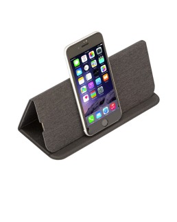 MOUSEPAD E SUPPORTO PER CELLULARE IN R-PET, CON CARICABATTERIE WIRELESS