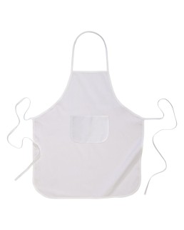 GREMBIULE LUNGO DA CUCINA CON TASCA FRONTALE IN POLIESTERE RICICLATO R-PET, 60X90 CM 24412