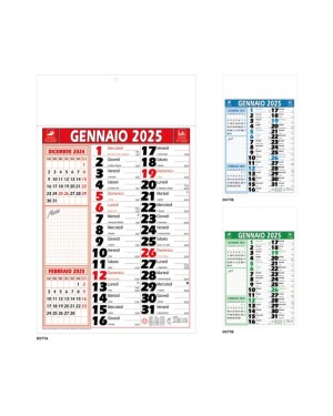 CALENDARIO OLANDESE NOTE D077