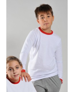 MAGLIA BAMBINO G/C M/L 100% COT 140 GR/M2  IT066