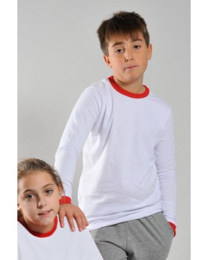 MAGLIA BAMBINO G/C M/L 100% COT 140 GR/M2  IT066