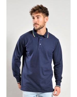 POLO PIQUE M/L 50/50% COT/COT.RIC. 180 GR/M2  IT110