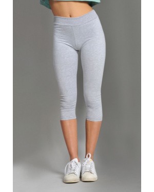 NUOVO LEGGINGS DONNA CORTI 90/10% COT/ELA 210 GR/M  IT633N