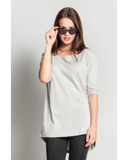 MAGLIA DONNA BACK LONGER C/A M/3-4 100% COT.140 GR  IT669