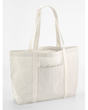 STRIPED ORGANIC COTTON SHOPPER W255