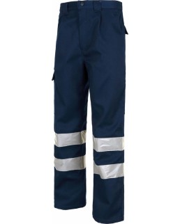 PANTALONE MULTITASCHE INTERNO IN PILE B1417