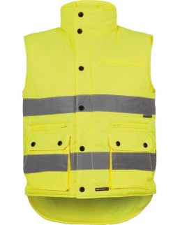 GILET ALTA VISIBILITA' CON BANDE RIFRANGENTI C3209