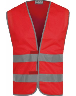 GILET ALTA VISIBILITA CHIUSURA ADATTABILE HVTT02