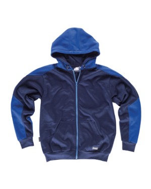 FELPA JACKET CON CAPPUCCIO S5530